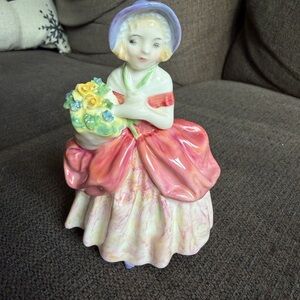 Royal Doulton Cissie Figurine in Pink and White